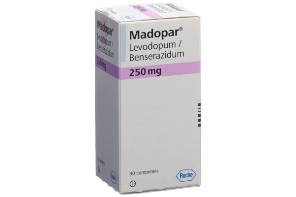 Madopar Tabl 250 mg 30 Stk