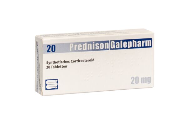 Prednison Galepharm Tabl 20 mg 20 Stk