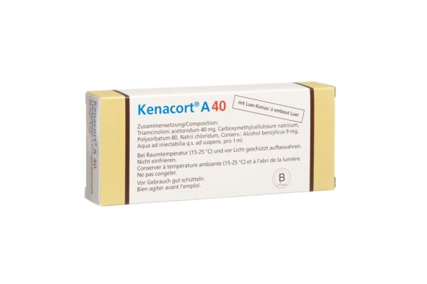 Kenacort-A 40 susp inj 40 mg/ml amp ser 1 ml