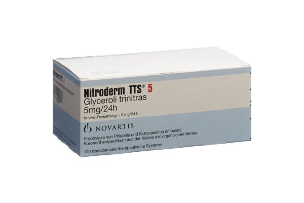 Nitroderm TTS 5 mg/24h sach 100 pce