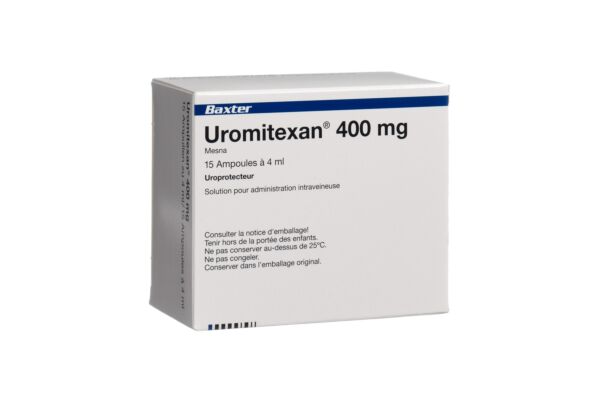 Uromitexan sol inj 400 mg/4ml 15 amp 4 ml