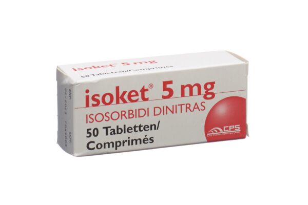 Isoket cpr subling 5 mg 50 pce