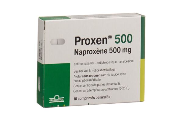 Proxen cpr pell 500 mg 10 pce