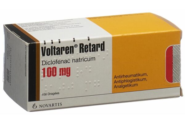 Voltaren Retard Ret Drag 100 mg 100 Stk
