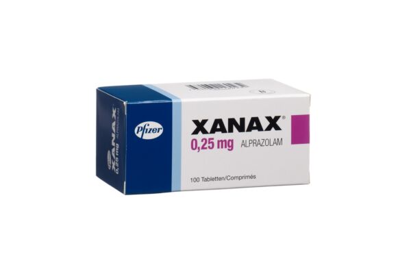 Xanax cpr 0.25 mg 100 pce