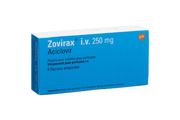 Zovirax Trockensub 250 mg Durchstf 5 Stk