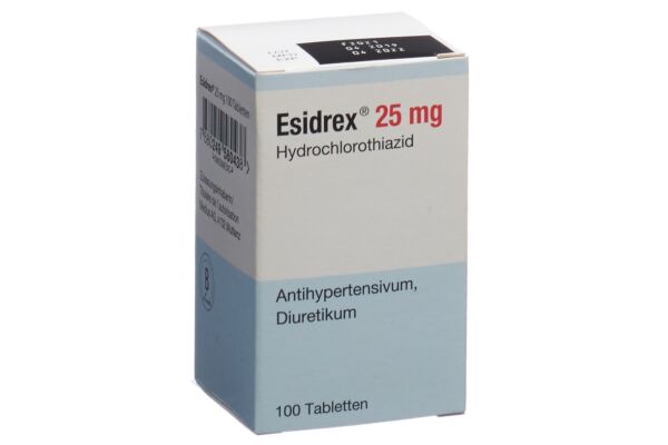 Esidrex cpr 25 mg bte 100 pce