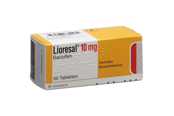 Lioresal Tabl 10 mg 50 Stk