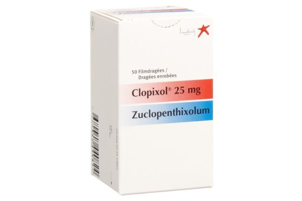 Clopixol cpr pell 25 mg bte 50 pce