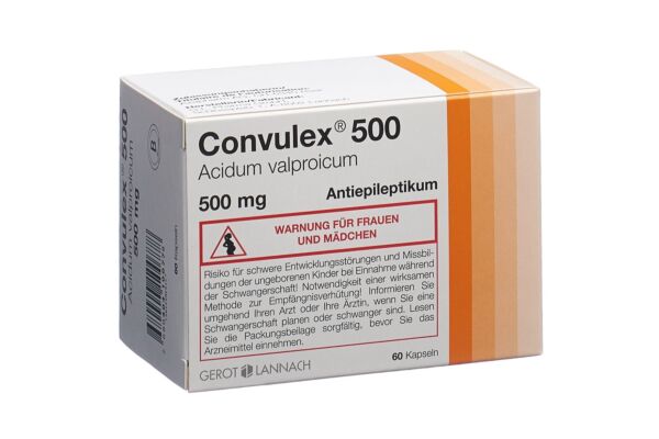 Convulex caps 500 mg 60 pce