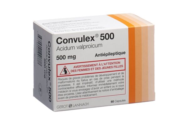 Convulex caps 500 mg 60 pce
