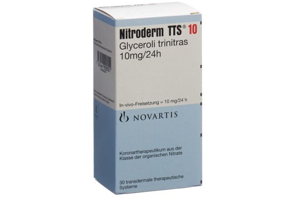Nitroderm TTS 10 mg/24h Btl 30 Stk