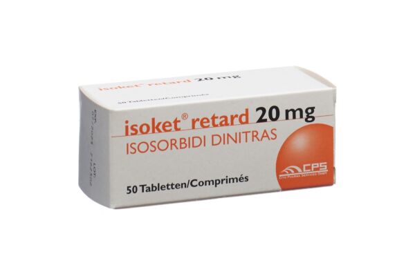 Isoket retard cpr ret 20 mg 50 pce