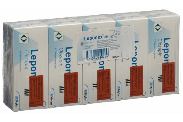 Leponex cpr 25 mg 500 pce
