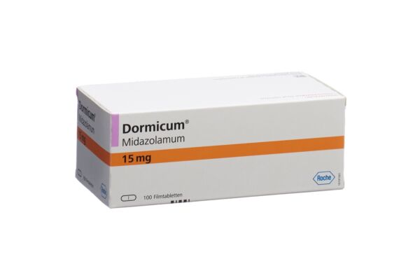 Dormicum cpr pell 15 mg 100 pce
