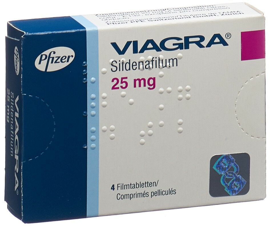 Acheter Viagra cpr pell 25 mg 4 pce sur ordonnance chez Amavita