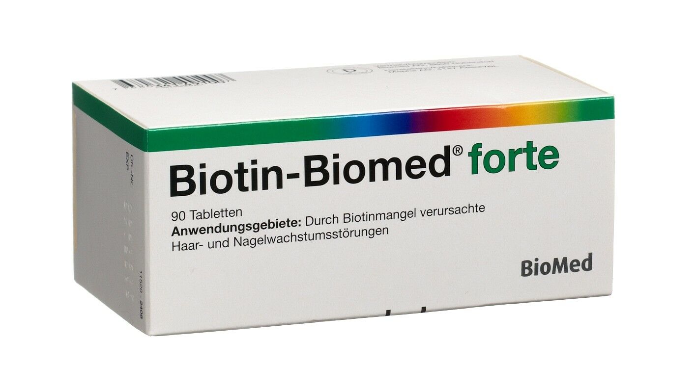 Biotin Biomed Forte Tabl 5 Mg 90 Stk Amavita