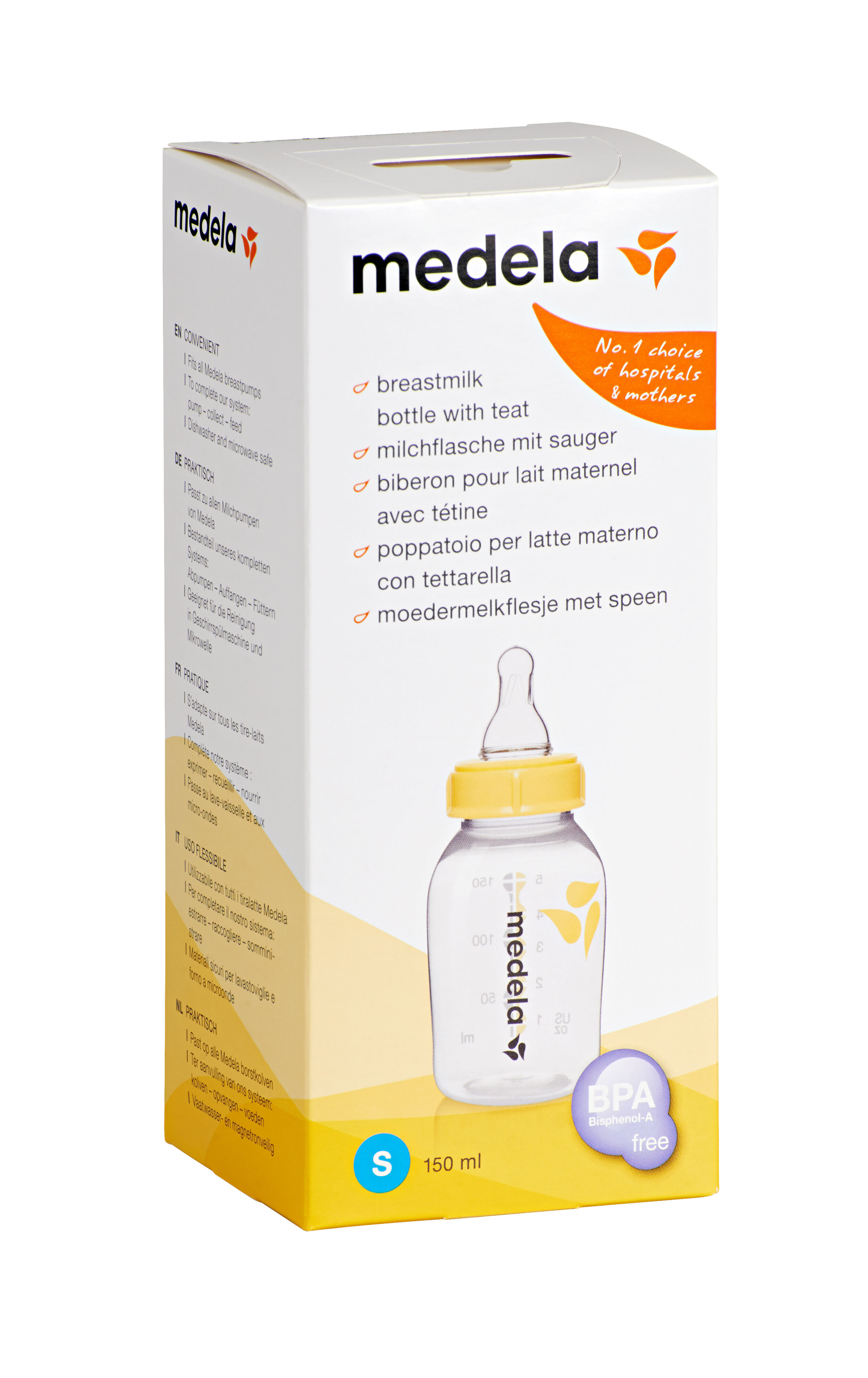 Ordinare Medela Milchflasche 150ml m Sauger S (0-3 Monate) online