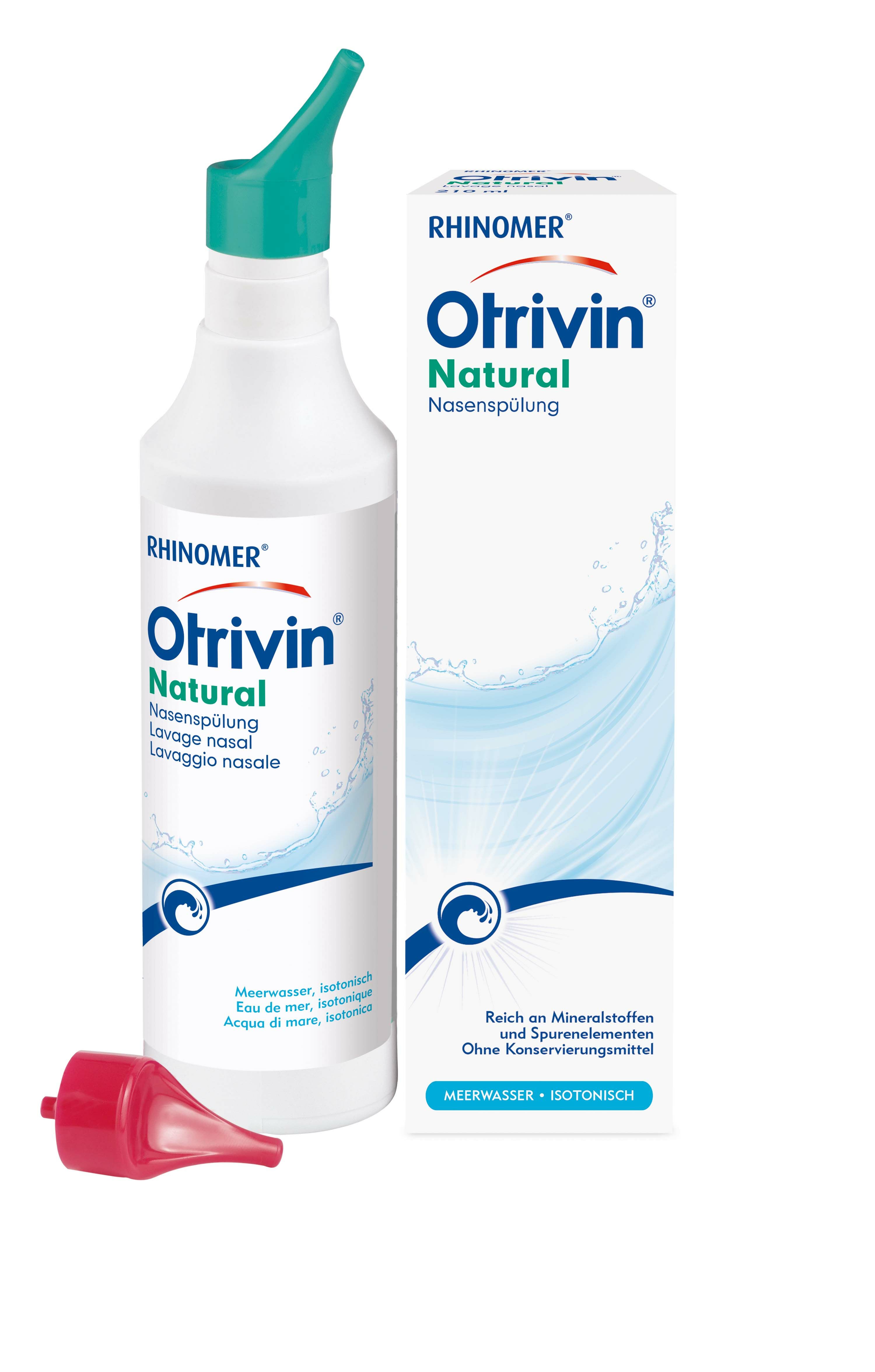 Achat Otrivin Natural Lavage nasal 210 ml en ligne