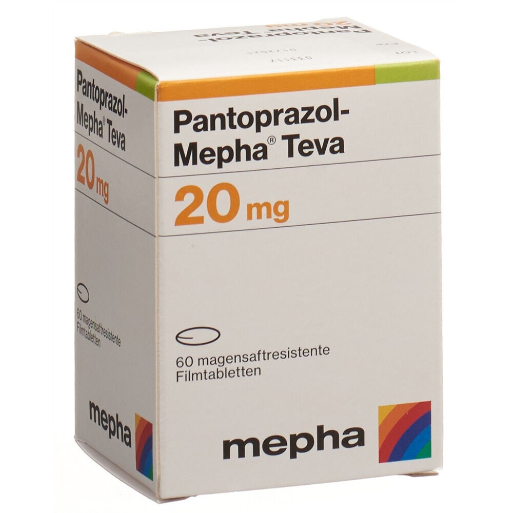 Pantoprazol-Mepha Filmtabl 20 mg 60 Stk auf Rezept kaufen | Amavita